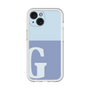 Slim Protection Premium Case［ オリジナル - initial two tone - G blue ］