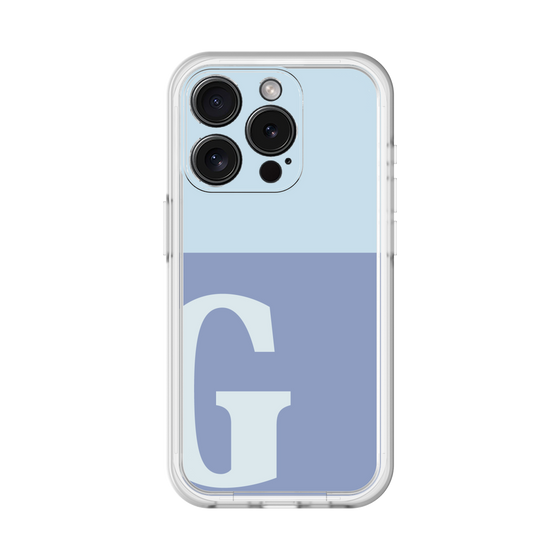 Slim Protection Premium Case［ オリジナル - initial two tone - G blue ］