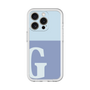 Slim Protection Premium Case［ オリジナル - initial two tone - G blue ］