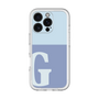 Slim Protection Premium Case［ オリジナル - initial two tone - G blue ］