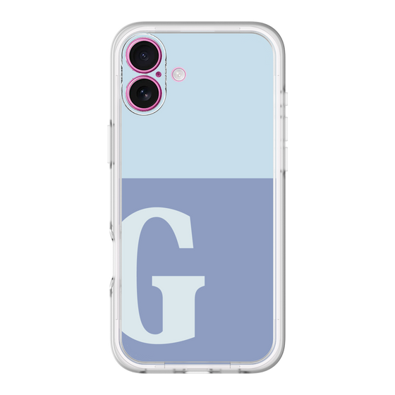 Slim Protection Premium Case［ オリジナル - initial two tone - G blue ］