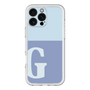 Slim Protection Premium Case［ オリジナル - initial two tone - G blue ］