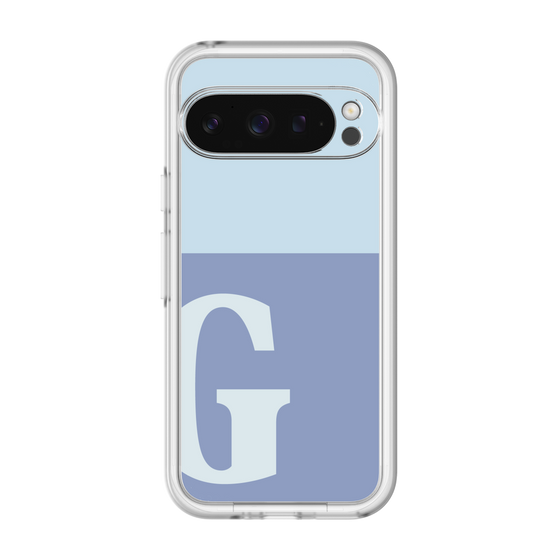 Slim Protection Premium Case［ オリジナル - initial two tone - G blue ］