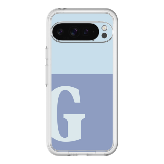 Slim Protection Premium Case［ オリジナル - initial two tone - G blue ］