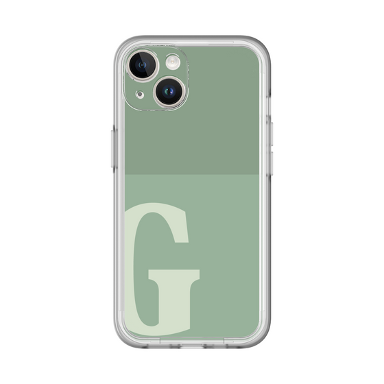 Slim Protection Premium Case［ オリジナル - initial two tone - G green ］