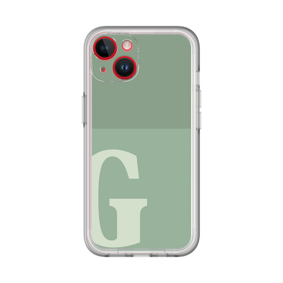Slim Protection Premium Case［ オリジナル - initial two tone - G green ］