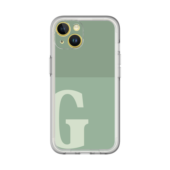 Slim Protection Premium Case［ オリジナル - initial two tone - G green ］