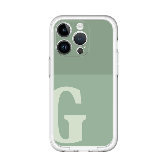Slim Protection Premium Case［ オリジナル - initial two tone - G green ］