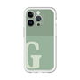 Slim Protection Premium Case［ オリジナル - initial two tone - G green ］