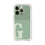 Slim Protection Premium Case［ オリジナル - initial two tone - G green ］