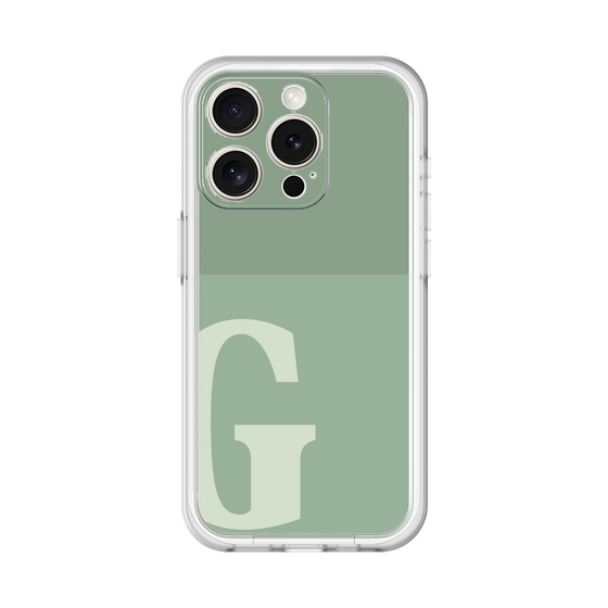 Slim Protection Premium Case［ オリジナル - initial two tone - G green ］