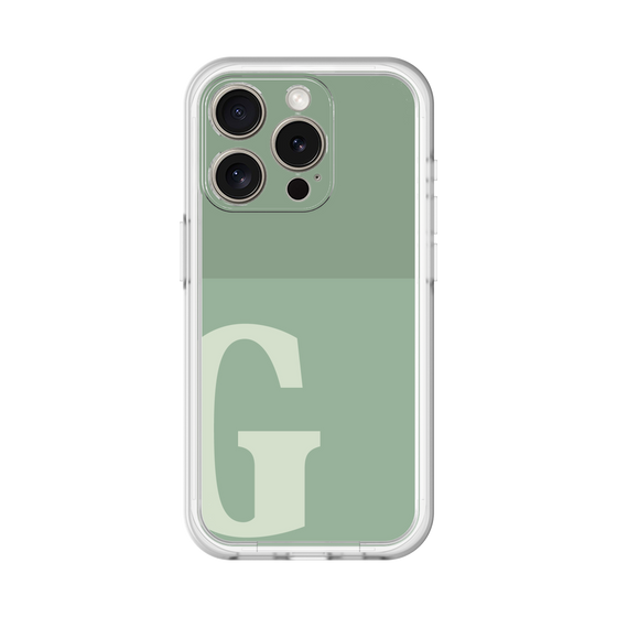 Slim Protection Premium Case［ オリジナル - initial two tone - G green ］