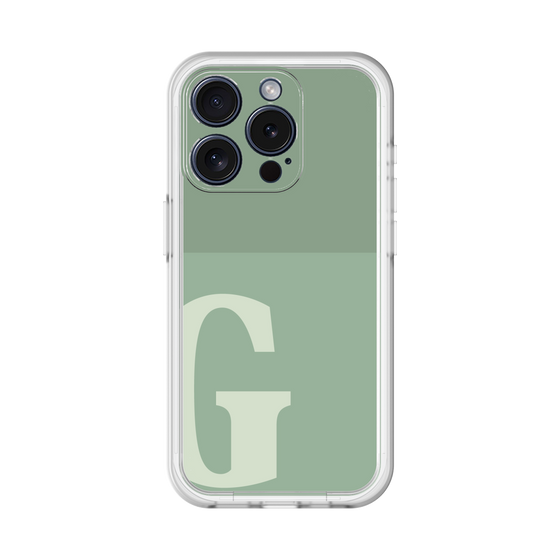 Slim Protection Premium Case［ オリジナル - initial two tone - G green ］