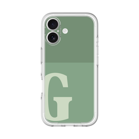 Slim Protection Premium Case［ オリジナル - initial two tone - G green ］
