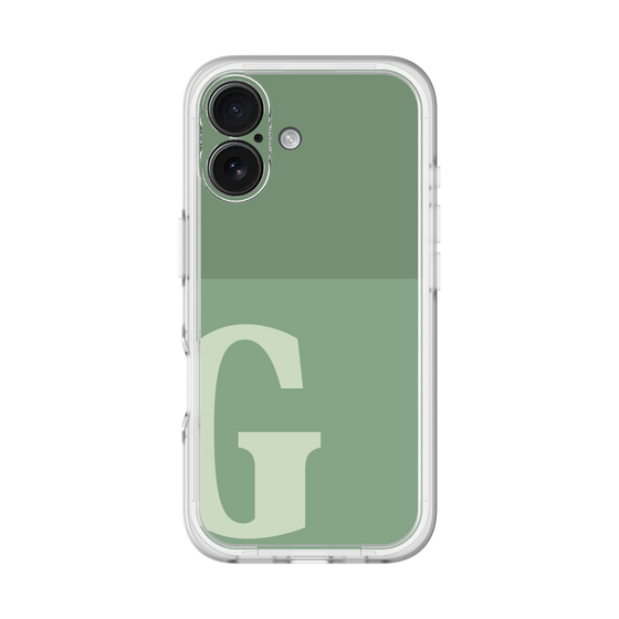 Slim Protection Premium Case［ オリジナル - initial two tone - G green ］