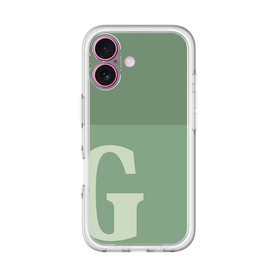 Slim Protection Premium Case［ オリジナル - initial two tone - G green ］