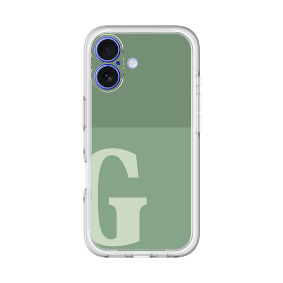 Slim Protection Premium Case［ オリジナル - initial two tone - G green ］
