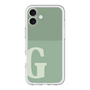 Slim Protection Premium Case［ オリジナル - initial two tone - G green ］