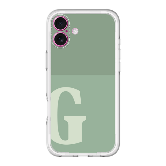 Slim Protection Premium Case［ オリジナル - initial two tone - G green ］