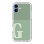 Slim Protection Premium Case［ オリジナル - initial two tone - G green ］