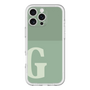 Slim Protection Premium Case［ オリジナル - initial two tone - G green ］