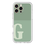 Slim Protection Premium Case［ オリジナル - initial two tone - G green ］