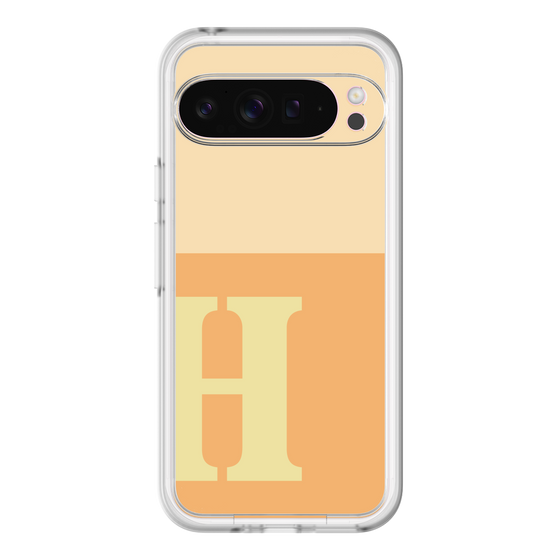 Slim Protection Premium Case［ オリジナル - initial two tone - H orange ］