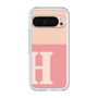 Slim Protection Premium Case［ オリジナル - initial two tone - H pink ］