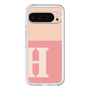 Slim Protection Premium Case［ オリジナル - initial two tone - H pink ］