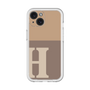 Slim Protection Premium Case［ オリジナル - initial two tone - H brown ］