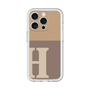 Slim Protection Premium Case［ オリジナル - initial two tone - H brown ］