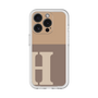 Slim Protection Premium Case［ オリジナル - initial two tone - H brown ］