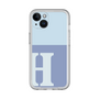 Slim Protection Premium Case［ オリジナル - initial two tone - H blue ］