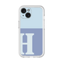 Slim Protection Premium Case［ オリジナル - initial two tone - H blue ］