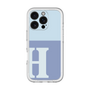 Slim Protection Premium Case［ オリジナル - initial two tone - H blue ］