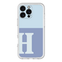 Slim Protection Premium Case［ オリジナル - initial two tone - H blue ］