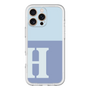 Slim Protection Premium Case［ オリジナル - initial two tone - H blue ］