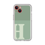 Slim Protection Premium Case［ オリジナル - initial two tone - H green ］