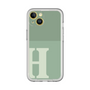 Slim Protection Premium Case［ オリジナル - initial two tone - H green ］