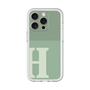 Slim Protection Premium Case［ オリジナル - initial two tone - H green ］