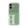 Slim Protection Premium Case［ オリジナル - initial two tone - H green ］