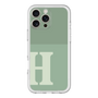 Slim Protection Premium Case［ オリジナル - initial two tone - H green ］