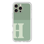 Slim Protection Premium Case［ オリジナル - initial two tone - H green ］