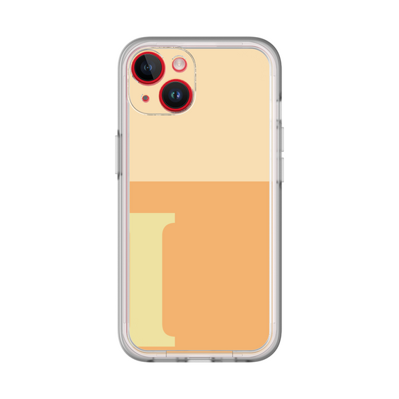 Slim Protection Premium Case［ オリジナル - initial two tone - I orange ］
