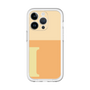 Slim Protection Premium Case［ オリジナル - initial two tone - I orange ］
