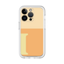 Slim Protection Premium Case［ オリジナル - initial two tone - I orange ］