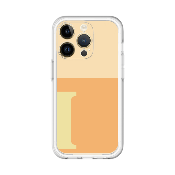 Slim Protection Premium Case［ オリジナル - initial two tone - I orange ］