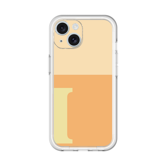 Slim Protection Premium Case［ オリジナル - initial two tone - I orange ］