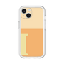 Slim Protection Premium Case［ オリジナル - initial two tone - I orange ］