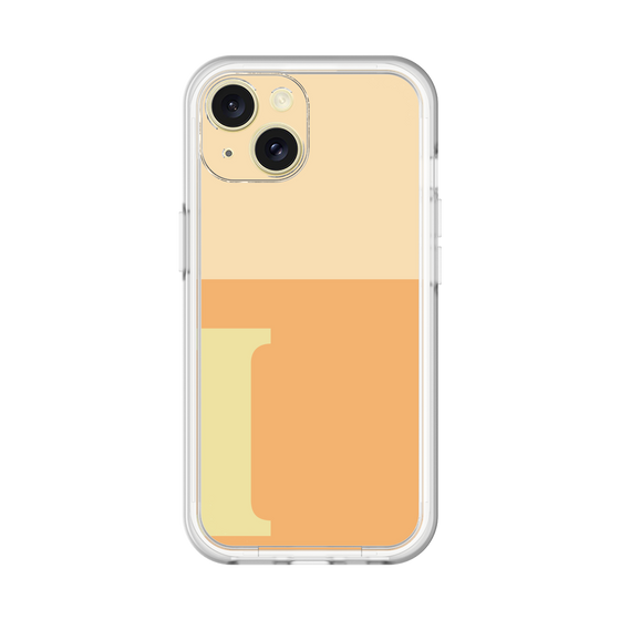 Slim Protection Premium Case［ オリジナル - initial two tone - I orange ］